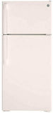 GE GTE17DTNRCC 28 Inch Bisque Freestanding Top Freezer Refrigerator