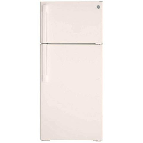 GE GTE17DTNRCC 28 Inch Bisque Freestanding Top Freezer Refrigerator