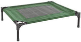 Petmaker Elevated Pet Bed-Portable Raised Cot-Style Bed W/ Non-Slip Feet, 30Âx 24Âx 7Â for Dogs, Cats, and Small Pets-Indoor/Outdoor Use (Green)
