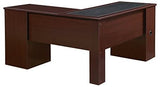 Realspace Magellan Collection L-Shaped Desk, Classic Cherry Item # 475958