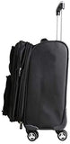 Denco NCAA Illinois Illini Domestic Carry-On Spinner, 20-Inch, Black