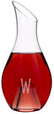 Cathy's Concepts Personalized Aerating Wine Decanter, Letter W