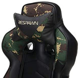 RESPAWN RSP-110 110 Racing Style Gaming, Reclining Ergonomic Leather Chair with Footrest, in Forest Camo (RSP-110-FST)
