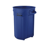 Suncast Commercial Utility Trash Can, 44 Gallon- Blue