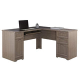 Realspace Magellan 59"W L-Shaped Desk, Gray