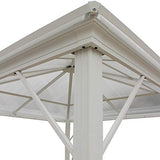 Christopher Knight Home 303382 Halley Outdoor 10 x 10 Foot Gazebo, White