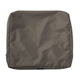 Classic Accessories Ravenna Patio Back Cushion Slip Cover, Dark Taupe, 25" x 20" x 4"