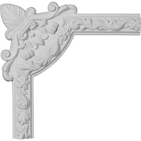 Ekena Millwork Artis PML13X13AR Panel Corner (Matches Moulding PML01X00AR), 13"W x 13"H, Factory Primed