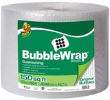 Duck Brand Original Bubble Wrap Cushioning - Clear, 12 in. x 150 ft.