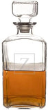 Cathy's Concepts Personalized Whiskey Decanter, Letter Z