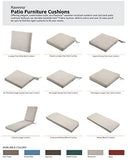 Classic Accessories Ravenna Patio Bench/Settee Cushion Slip Cover, Mushroom, 41" x 18" x 3"