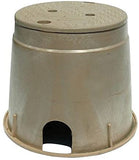 Nds Valve Box With Lid 10 " D X 12 " H Sand Brass