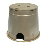 Nds Valve Box With Lid 10 " D X 12 " H Sand Brass