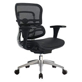 WorkPro 12000 Mesh Series Ergonomic Mid-Back Manager's Chair, Black/Chrome