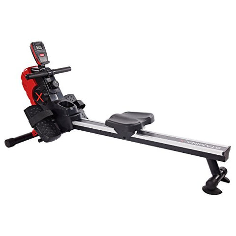 Stamina | X Magnetic Rower, Black/Red