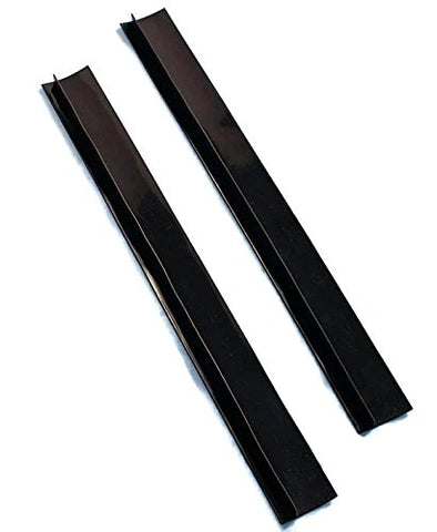 Set of 2 Black Silicone Counter Gap Covers