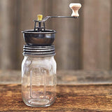 Country Mason Jar Coffee and Nut Grinder