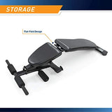 Marcy Multi-Purpose Adjustable Workout Utility Weight Bench for Full Body Upright, Incline, Decline, and Flat Exercise SB-228