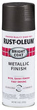 Rust-Oleum 7715830-6PK Stops Rust Bright Coat Metallic Spray Paint, 6 Pack, Aluminum, 66 Fl Oz