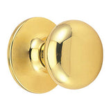 Design House 753251 Cambridge Dummy Door Knob, Polished Brass