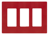 Lutron SC-3-HT Claro Three-gang Wallplate Hot