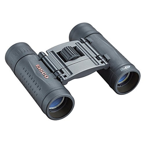 Tasco 165821 Essentials Roof Prism Roof MC Box Binoculars, 8 x 21mm, Black