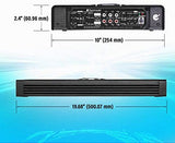 Planet Audio AC1800.5 5 Channel Car Amplifier - 1800 Watts, Full Range, Class A/B, 2-4 Ohm Stable, Mosfet Power Supply, Bridgeable