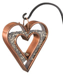 Good Directions 113VB Venetian Bronze Heart Fly-Thru Bird Feeder