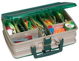 Plano Molding 1120-00 Tackle Box, Satchel-Style, 20-Compartment, Sandstone/Green - Quantity 3