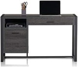 Realspace DeJori 51"W Writing Desk, Charcoal