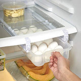 Refrigerator Egg Drawer - Snap-On Storage with Plastic Carton Shape