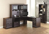 Realspace Magellan Performance 71"W L-Shaped Desk, Cherry