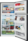 Frigidaire FFHT1425VB 28 Inch Freestanding Top Freezer Refrigerator (Black)