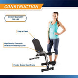Marcy Multi-Purpose Adjustable Workout Utility Weight Bench for Full Body Upright, Incline, Decline, and Flat Exercise SB-228