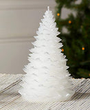LTD Commodities Christmas Tree Candle - 6-3/4" White