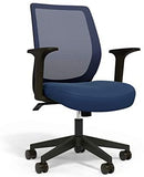 Union & Scale UN59416 Essentials Mesh Back Fabric Task Chair, Blue (UN56965)