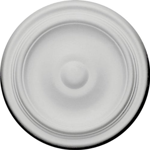 Ekena Millwork CM09MA Maria Ceiling Medallion, 9 5/8"OD x 1 1/8"P (Fits Canopies up to 1 3/4"), Factory Primed