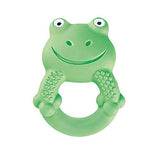 MAM 'FriendsÂ Collection Teething Toys, Max The Frog 100% Natural Rubber Developmental Teether Toys, Baby Toys, 4+ Months, Unisex, 1-Count
