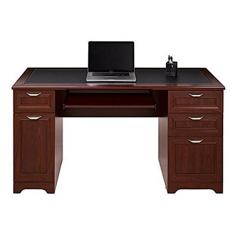 Realspace Magellan Collection Managers Desk, Classic Cherry Item # 281901