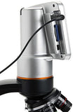 Celestron  TetraView LCD Digital Microscope  Biological Microscope with a Built-In 5MP Digital Camera  Adjustable Mechanical Stage Carrying Case and 2GB Micro SD Card