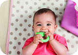 MAM 'FriendsÂ Collection Teething Toys, Max The Frog 100% Natural Rubber Developmental Teether Toys, Baby Toys, 4+ Months, Unisex, 1-Count
