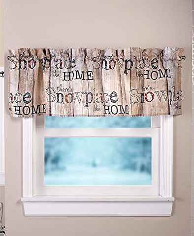 LTD Commodities Snowplace Like Home Bath Collection - Valance
