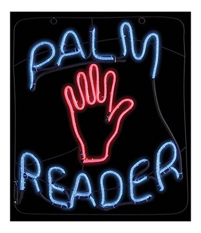 Unbranded Light Glo Palm Reader Neon Simulated Light Up Halloween Decoration Prop