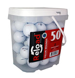 Reload Recycled Golf Balls 50 Ball Bucket, White, One Size
