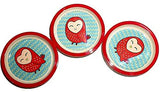 Mainstays Melamine Owl 6-Pack Plate Set