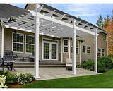 Valencia 12' x 16' Attached Vinyl Pergola