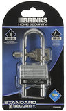 BRINKS 172-40061 40mm Laminated Steel Padlock with Adjustable Shackle