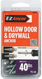 E-Z Ancor 1 in. Hollow Door and Drywall Anchors (25-Pack)