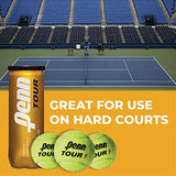 Penn Tour - Extra Duty Felt Hard Court Tennis Ball Cans in Multi-Packs, 3 Balls Per Can (10 Cans)