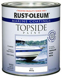 Rust-Oleum 206999 Marine Topside Paint, Gloss White, 1-Quart